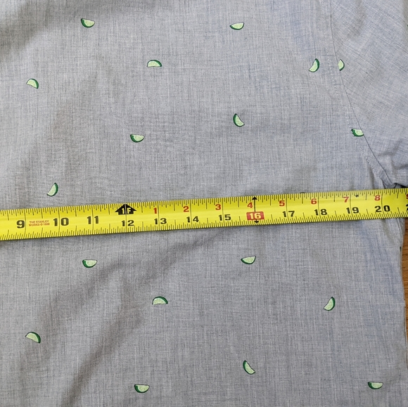 Banana Republicans Grey Button Up Medium Slim Fit - Picture 4 of 5